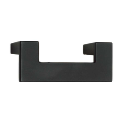 U-Turn 2-1/2 Inch Center to Center Black Cabinet Pull