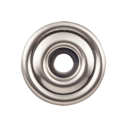 1-3/8 Inch Length Devon Backplate Brixton, Brushed Satin Nickel