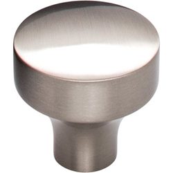 1-1/8 Inch Length Lynwood Kinney Cabinet Knob, Brushed Satin Nickel