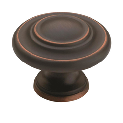 Inspirations 1-3/4 Inch Diameter Oil Rubbed Bronze Cabinet Knob