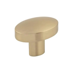 1-3/8 Inch Length Lynwood Hillmont Cabinet Oval Knob, Honey Bronze