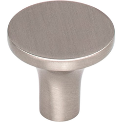 1-1/8 Inch Length Lynwood Marion Cabinet Knob, Brushed Satin Nickel