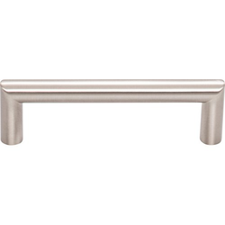 3-3/4 Inch Center to Center Lynwood Kinney Cabinet Pull, Brushed Satin Nickel