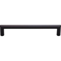 6-5/16 Inch Center to Center Lynwood Kinney Cabinet Pull, Flat Black