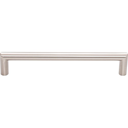 6-5/16 Inch Center to Center Lynwood Kinney Cabinet Pull, Brushed Satin Nickel