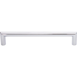 6-5/16 Inch Center to Center Lynwood Kinney Cabinet Pull, Polished Chrome