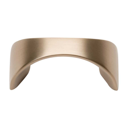 Sleek 1-1/4 Inch Center to Center Champagne Cabinet Pull