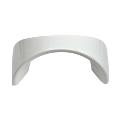 Sleek 1-1/4 Inch Center to Center High White Gloss Cabinet Pull