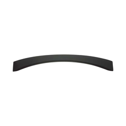 Sleek 6-5/16 Inch Center to Center Black Cabinet Pull