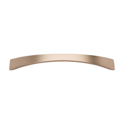 Sleek 6-5/16 Inch Center to Center Champagne Cabinet Pull