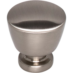 1-1/4 Inch Length Lynwood Allendale Cabinet Knob, Brushed Satin Nickel