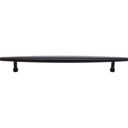 7-9/16 Inch Center to Center Lynwood Allendale Cabinet Pull, Flat Black