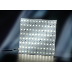Final Sale, 12-inch x 12-inch LED “Snap” Lighting Panels, 24V/15W per Square Ft., Trimmable to 3 x 3-inch Minimum Sections, 6500K Daylight White 