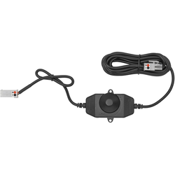 Tresco 12V LED Inline Rotary Dimmer with AMP Connectors, Black