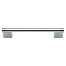 Round 5-1/16 Inch Center to Center Pol Stainless Steel Cabinet Pull