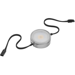  120V 4W Pockit 120-M Linkable LED Puck Light, 3000K Warm White, Nickel