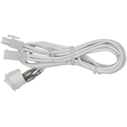Final sale, White Round Rocker Switch with 2 Meter Lead-12 Volt
