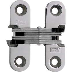 SOSS 203 Invisible Hinge for 3/4 Inch Minimum Door Width, 1/2 Inch Width x 1-3/4 Inch Height x 23/32 Inch Depth, Bright Stainless