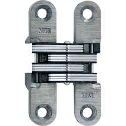  SOSS 204 Invisible Hinge for 3/4 Inch Minimum Door Thickness, 1/2 Inch Width x 2-3/8 Inch Height x 23/32 Inch Depth, Unplated