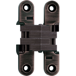  SOSS 212 Invisible Hinge for 1-1/8 Inch Minimum Door Thickness, 3/4 Inch Width x 3-3/4 Inch Height x 1-5/64 Inch Depth, Oil Rubbed Bronze