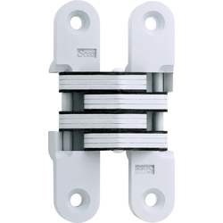 SOSS 212 Invisible Hinge for 1-1/8 Inch Minimum Door Thickness, 3/4 Inch Width x 3-3/4 Inch Height x 1-5/64 Inch Depth, White