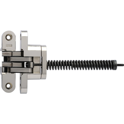 #216 Invisible Spring Closer Hinge Bright Nickel