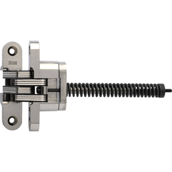 #216 Invisible Spring Closer Hinge Satin Nickel