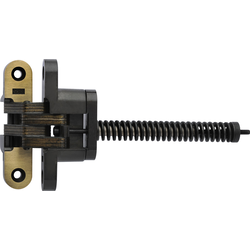 #216 Invisible Spring Closer Hinge Antique Brass