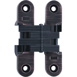  SOSS 216 Invisible Hinge for 1-3/8 Inch Minimum Door Thickness, 1 Inch Width x 4-5/8 Inch Height x 1-15/32 Inch Depth, Oil Rubbed Bronze