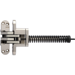 #218 Invisible Spring Closer Hinge Bright Nickel
