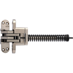 #218 Invisible Spring Closer Hinge Satin Nickel