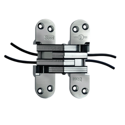 #218 Power Transfer Invisible Hinge Satin Chrome