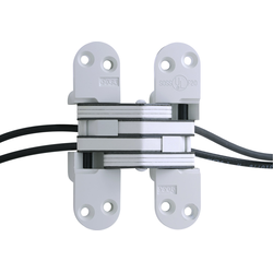 SOSS #218 Invisible Hinge White E-Coated