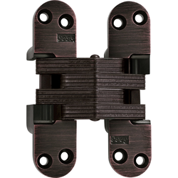  SOSS 218 Heavy Duty Invisible Hinge for 1-3/4 Inch Minimum Door Thickness, 1-1/8 Inch Width x 4-5/8 Inch Height x 1-41/64 Inch Depth, Oil Rubbed Bronze