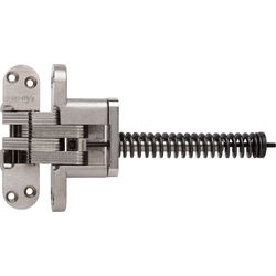 SOSS #220 Invisible Hinge Alloy Steel Satin Nickel