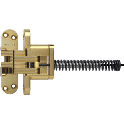 SOSS #220 Invisible Hinge Alloy Steel Satin Brass