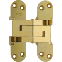 SOSS #220 Invisible Hercules Hinge Satin Brass