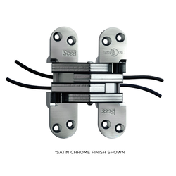 #220 Power Transfer Invisible Hinge Bright Brass