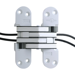 SOSS #220 Invisible Hinge White E-Coated