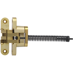 SOSS #416 Invisible Hinge Alloy Steel Satin Brass