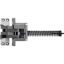  SOSS 220 Invisible Hinge with Closer, 1-3/8 Inch Width x 4-1/2 Inch Height x 1-41/64 Inch Depth plus 7-3/8 Inch Closer, Satin Stainless Steel