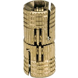  SOSS 104 Solid Brass Invisible Barrel Hinge for 1/2 Inch Minimum Door Thickness, 10mm Boring