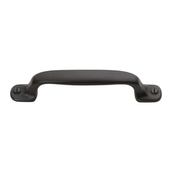 Ergo 3-3/4 Inch Center to Center Modern Bronze Cabinet Pull