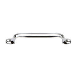 Ergo 5-1/16 Inch Center to Center Polished Chrome Cabinet Pull