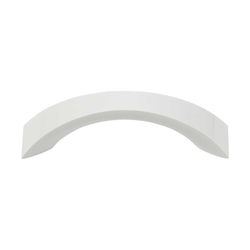 Sleek 3 Inch Center to Center White Gloss Cabinet Pull