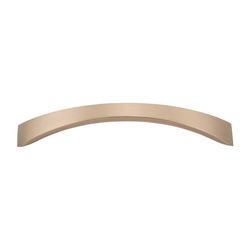 Sleek 5-1/16 Inch Center to Center Champagne Cabinet Pull