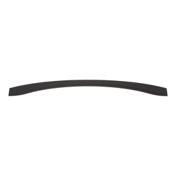 Sleek 11-5/16 Inch Center to Center Black Cabinet Pull