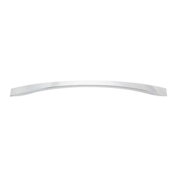Sleek 11-5/16 Inch Center to Center Polished Chrome Cabinet Pull