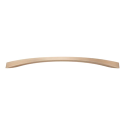 Sleek 11-5/16 Inch Center to Center Champagne Cabinet Pull