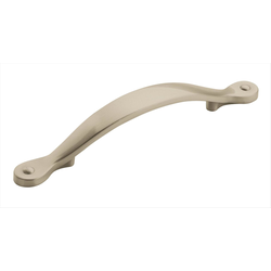 Inspirations 3-3/4 Inch Center to Center Satin Nickel Cabinet Pull